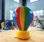 La publicidad al aire libre Inflatables de los globos del arco iris molió el logotipo modificado para requisitos particulares