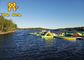 Tobogán acuático flotante de Inflatables del parque del agua del ODM del OEM para el SGS del CE del lago