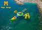 PVC grande Aqua Sports Water Park Inflatables de 9m m para el mar del lago