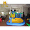 Castillo combinado de la gorila de los niños de la diapositiva inflable de nylon de la gorila combinado con la diapositiva