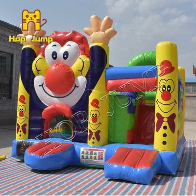 Material del Pvc de la calidad comercial de la casa de Kids Inflatable Bounce del payaso