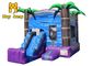 Gorila inflable comercial del PVC de los niños combinada con los toboganes acuáticos