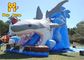 el tobogán acuático inflable del tiburón grueso del PVC de 0.55m m despide a los niños combinados Inflatables