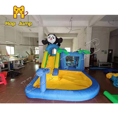 Castillo combinado de la gorila de los niños de la diapositiva inflable de nylon de la gorila combinado con la diapositiva