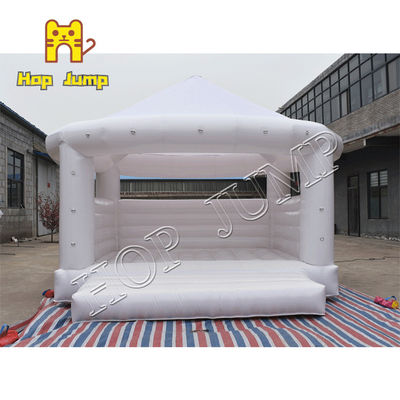 boda inflable del castillo de la casa blanca de la despedida del Gazebo del PVC del 15ft 0.55m m